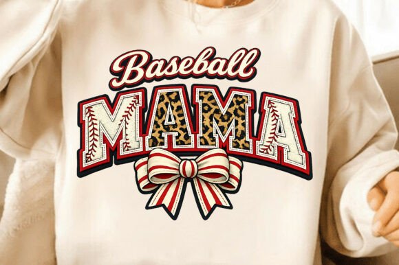 Celebrate Game Day with the Baseball Mama Coquette Bow Design