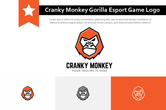 Cranky Monkey Angry Gorilla: A Jungle Logo for Bold Brands
