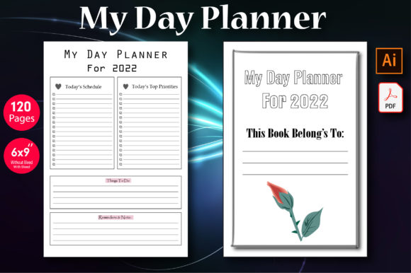 Create Your Own Planner This Summer: Day Planner Print Ready & KDP