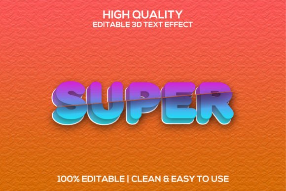 Dynamic Branding with 3D Super Editable PSD Text Effects