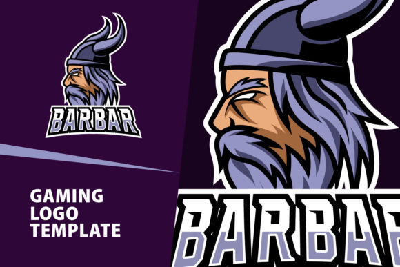 Forge Your Brand Identity with a Barbarian Mascot Logo