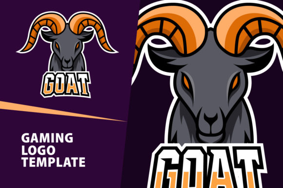 Goat Mascot Gaming Logo Design: Bold Branding for Streamers