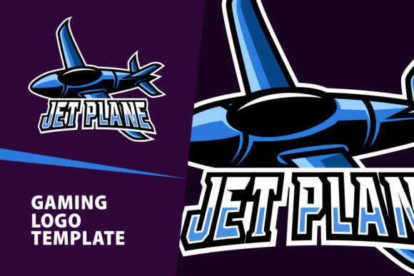 Jet Plane Mascot: A Dynamic Logo for Modern Creators