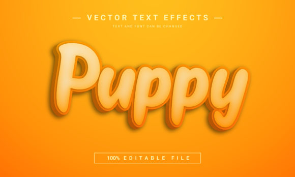 Puppy Editable Text Effect: A Playful, Customizable Design Tool