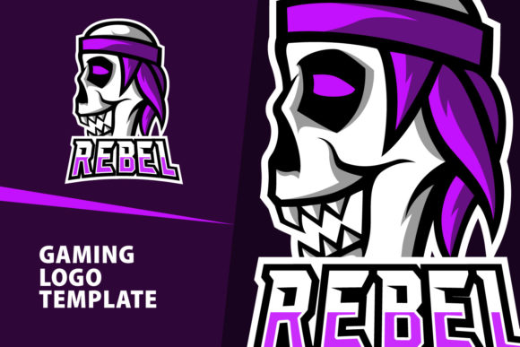 Rebel Mascot Gaming Logo Design: A Bold Identity for Streamers