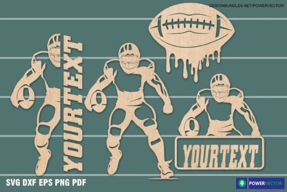 Score Big with Dynamic Football Player SVG Designs for Every Project