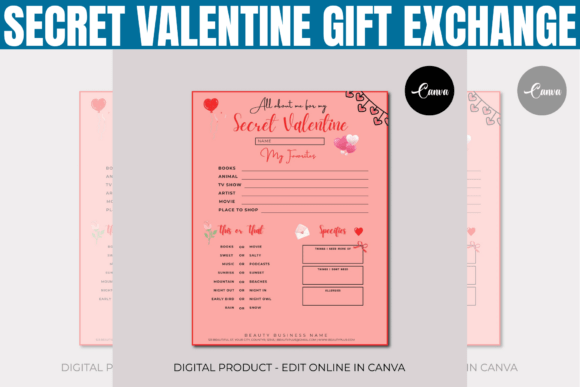 Simplify Your Valentine's Party with This Editable Template