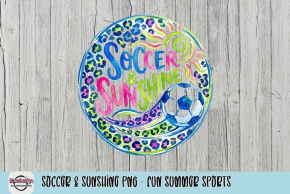 Soccer & Sunshine PNG: The Ultimate Summer Sports Design Asset