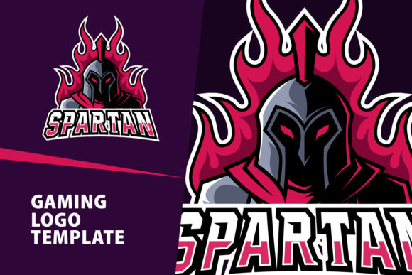 Spartan Mascot Gaming Logo: Bold Branding for Digital Warriors