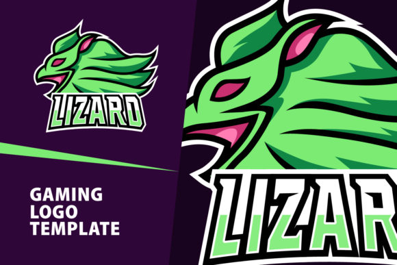 Unleash Your Brand: The Lizard Mascot Gaming Logo