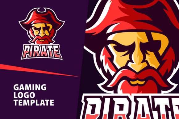 Unleash Your Brand: The Power of a Pirate Mascot Gaming Logo