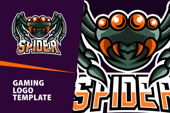 Unleash Your Brand: The Spider Mascot Gaming Logo Design