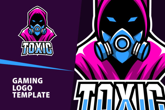 Unleash Your Brand: Toxic Mascot Gaming Logo Design